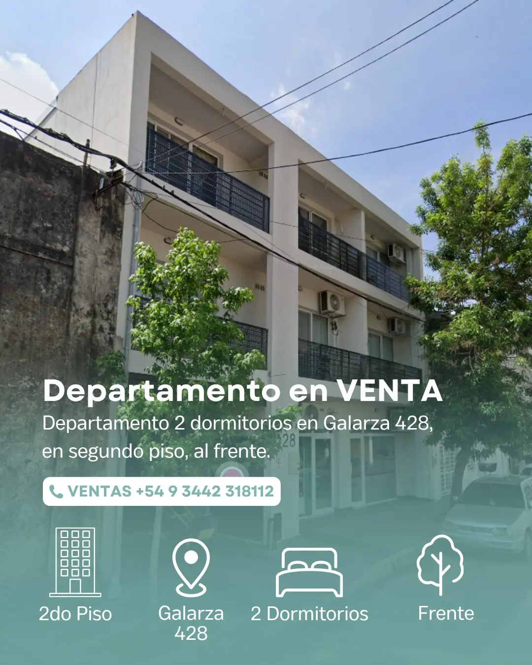 Departamento de 2 dormitorios en venta en Concepción del Uruguay — foto 2