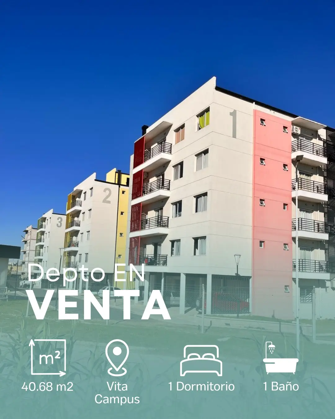 Departamento de 1 dormitorio en venta en Concepción del Uruguay — foto 1