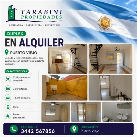 Casa de 2 dormitorios en alquiler en Costanera, Concepción del Uruguay