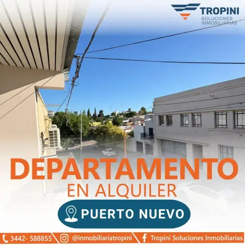 Departamento de 2 dormitorios en alquiler en Concepción del Uruguay