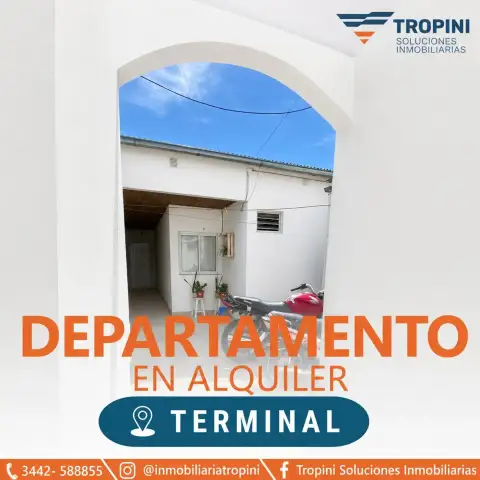 Departamento de 1 dormitorio en alquiler en Concepción del Uruguay