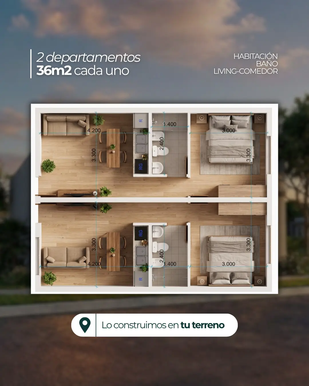 Departamento de 1 dormitorio en preventa en Concepción del Uruguay — foto 2