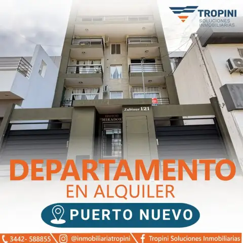 Departamento de 1 dormitorio en alquiler en Concepción del Uruguay