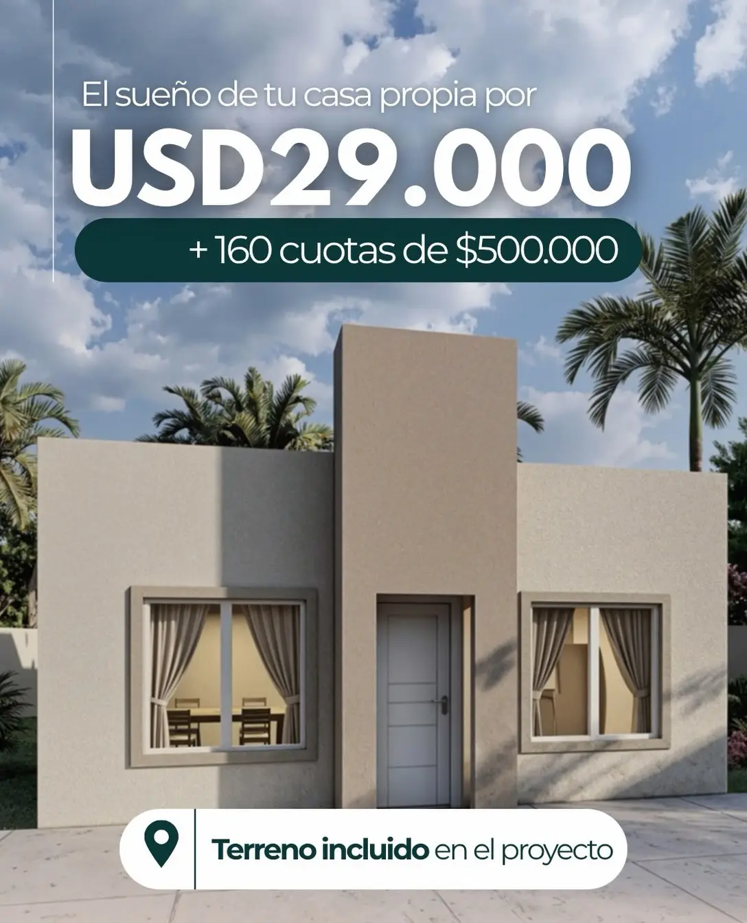 Casa de 2 dormitorios en preventa en Concepción del Uruguay — foto 1
