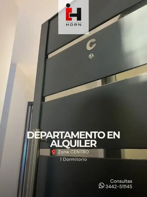 Departamento de 1 dormitorio en alquiler en Centro, Concepción del Uruguay